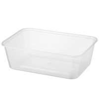 Rectangle Takeaway containers - 1000ml 50/Sl