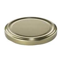 82mm Gold Metal Jar Lid- Each