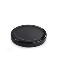 Round black Jar Lid to Suit 63mm glass Jar (Priced Individually)