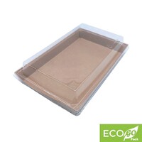 Double Wall Kraft Deli Tray Base #6 - 207*120*25 - 50psc/sl