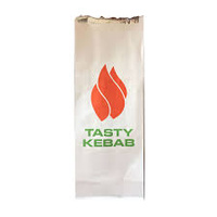 Foil Lined Kebab Bags - Printed - 250pk
