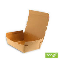 Kraft Lunch Box #2 Oil lined -50/Sleeve
