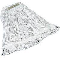 Round Lopped Mop Head - White