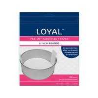 Pre Cut Parchment Paper 8" Round - 24 pkt 