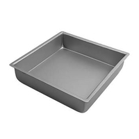 Pro Square Cake Pan [Size: 12 Inch] I 3 Inches Deep 