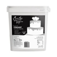 White Fondant Sugar Paste - 5 Kg Bucket 