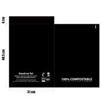 X Large Compostable Mailer Bag 31x40.5 x4 cm -