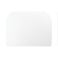  Milk Board Lid for square foil container shallow  - 100/Sleeve