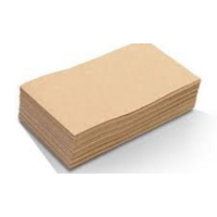 1Ply Brown M-Fold Lunch Napkin- 500 p/pack (6)