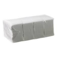 1Ply White M-Fold Lunch Napkin - Pack of 500 (6)