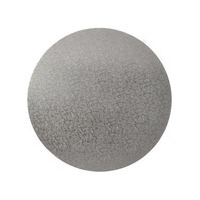 12 inch Silver  MDF  Cake Board Round 4mm -each