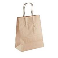 Paper Gift Bag #6 Medium -Brown - 150w x 198h x 81L ( approx. size)- 25 P/SL