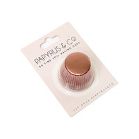 Mini Foil Patty Pans Rose Gold - 50 pack 