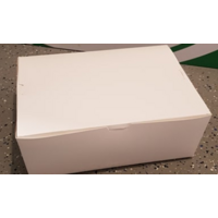 SL-White Snack Box - poly lined - Large-25/sl