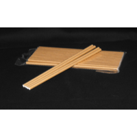 Kraft Brown Paper Straws Long 198 mm 25/Sleeve