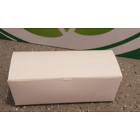 SL White Snack Box - poly lined - Small 25/sl 