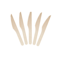 Wooden Knives 165 mm - 100/Sleeve