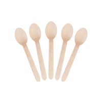 Wooden Spoons 160 mm -100/Sleeve 