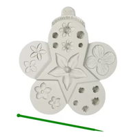 24 Flowers and Buds Silicone Mould