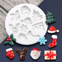 Christmas Elements Silicone Mould