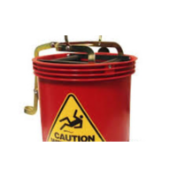 16 Lt Red Mop Bucket-Commercial Grade 