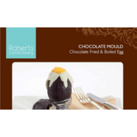  Chocolate Easter Moulds- 8 cm Ribbed and Cracked Eggs