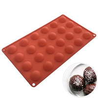 24 Cup Hemisphere Silicone Mould 29 mm