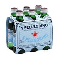 PELLEGRINO SPARKLING NATURAL MINERAL WATER 6X250ML