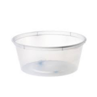 Round Plastic Containers 440 ml  - 50/Sleeve