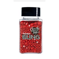 Red Sprinkles Medley Mix 65g (Gluten Free)