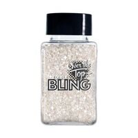 Edible Bling Sanding Sugar Pearl White 80g