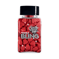 Bling Love Hearts Red 55g