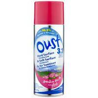 Oust 3-in-1 Surface Spray - 325g - Garden Fresh (Pink)