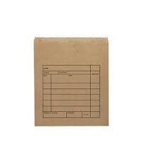Tuck Shop Printed Brown Paper Bags 240x240mm 500 Pack 