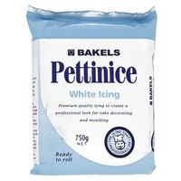 Icing Fondant Pettinice White 750g