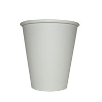 8 Oz Single wall White Coffee Cup - 8oz -Sleeve of 50