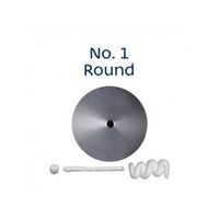 No 1 Round Stainless Steel Piping Tip 