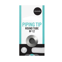 12 Round Piping Tip SS
