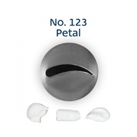 No 123 Petal  MEDIUM Piping Tip Stainless Steel