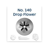 #140 Drop Flower Stainless Steel Piping Tip 