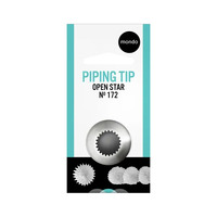 172 Open Star Piping Tip  SS