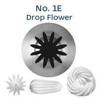  No 1E Drop Flower Piping Tips