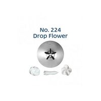 No 224 Drop Flower Piping Tip Stainless Steel