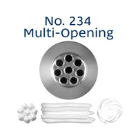 No 236 Multi Opening Mont Blanc Piping Tip Stainless Steel