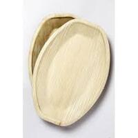 Palm Leaf Platter Medium 35.5 x 25 cm - 25/Pack