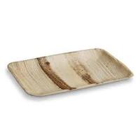  Palm leaf Plate Rectangle Plate - Pack of 25