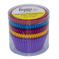 Assorted Colours Patty Pans #550 Medium Size - 100/pack