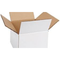 Medium Mailing Box Plain White -25/Sleeve