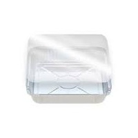 PVC Lids for large Rectangle foil container 100/Sleeve TO FIT 360 CONTAINER