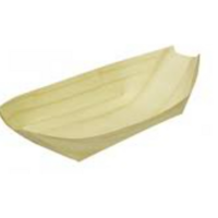 Oval Boat Pine Wood XL  170x85mm - 50/Pack